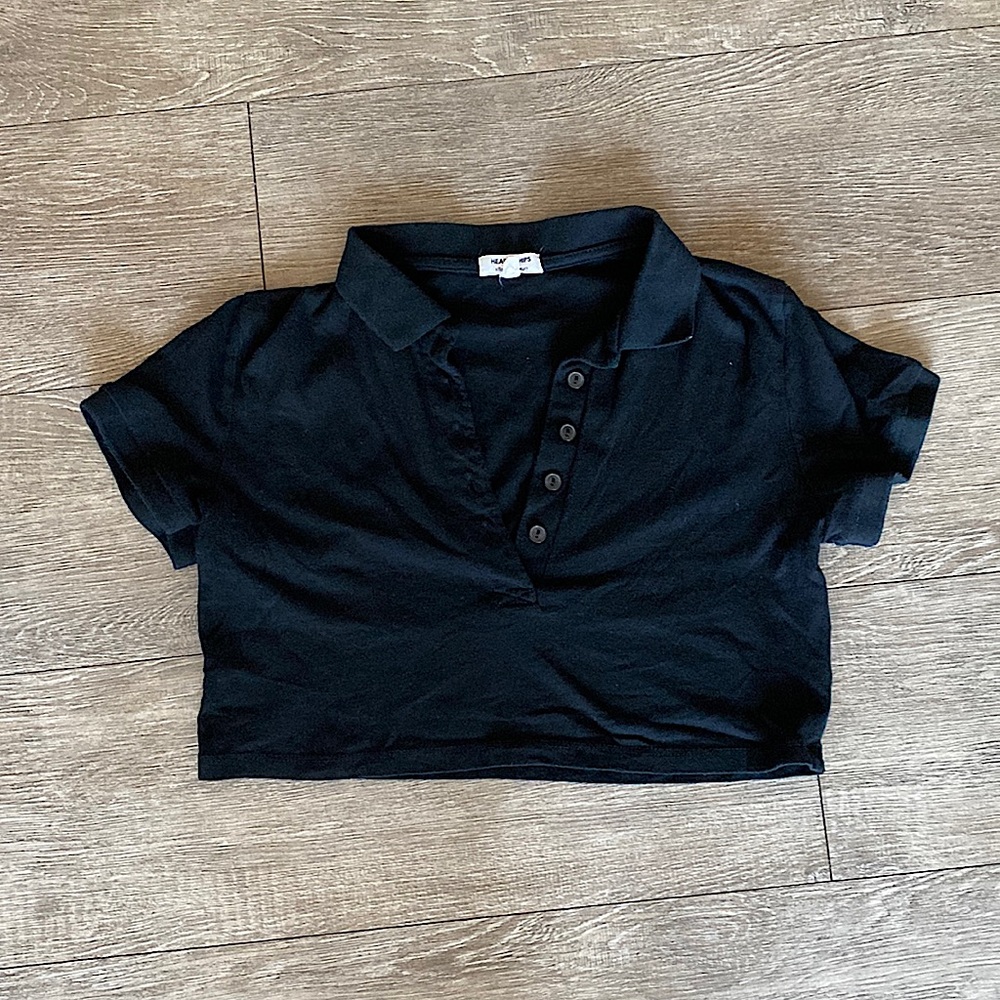 Black Heart and Hips crop top size small